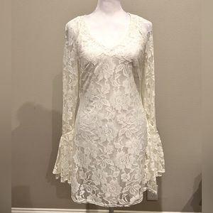 White lace Marciano dress